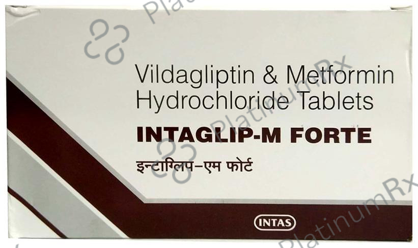Intaglip M Forte 1000/50mg Tablet 10s