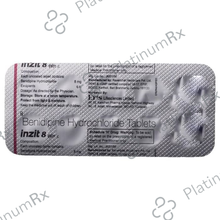 Inzit 8mg Tablet 10s
