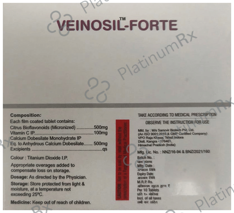 Veinosil -Forte Tablet 10 tablets