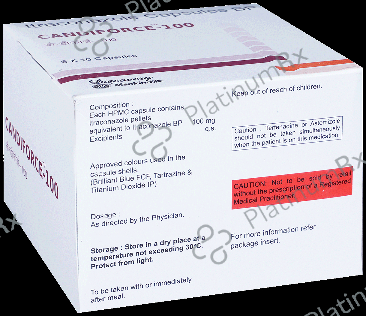 Candiforce 100mg Capsule 10s