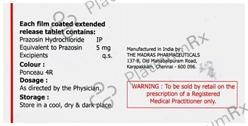 Renopress XL 5mg Tablet 10s