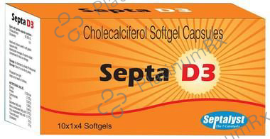 Septa D3 Soft Gelatin Capsule 4 Soft Gelatin Capsule