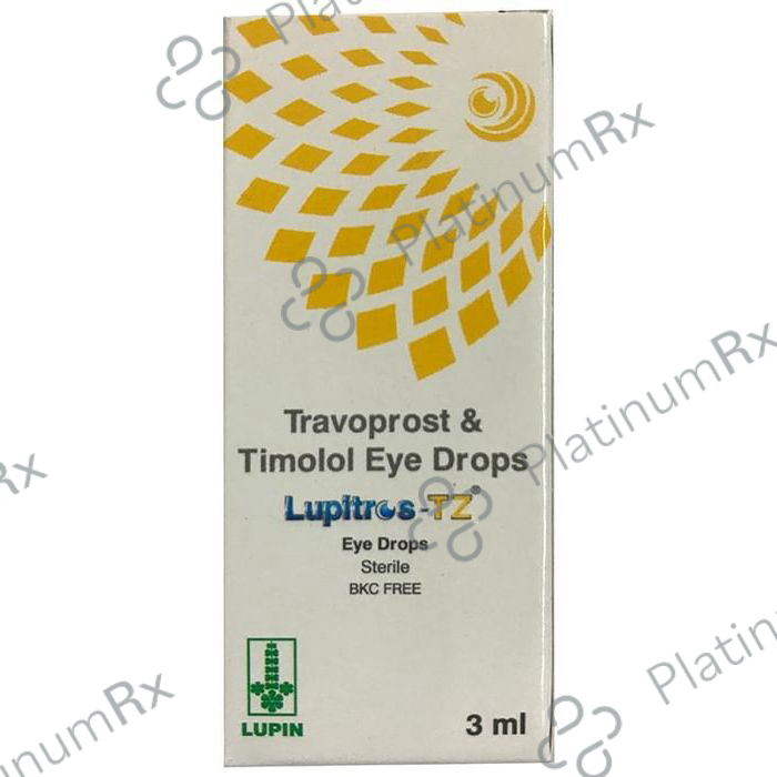 Lupitros TZ 5mg/40mcg Eye Drop 3ml