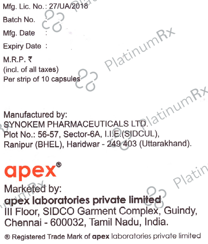 Apexitra SB 130 Capsule