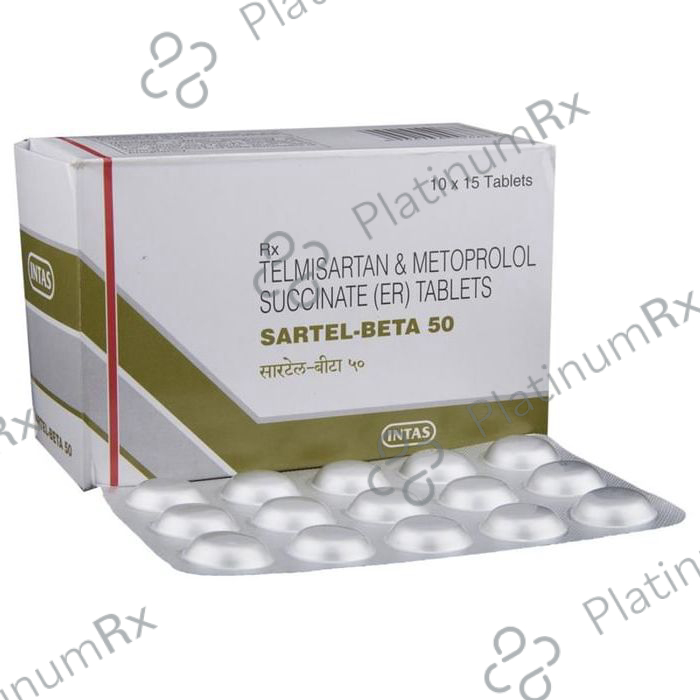 Sartel Beta 50/40mg Tablet ER 15s