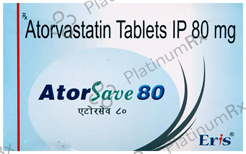 Atorsave 80mg Tablet 15s