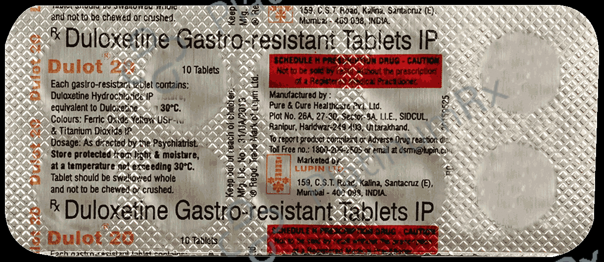 Dulot 20mg Tablet 10s
