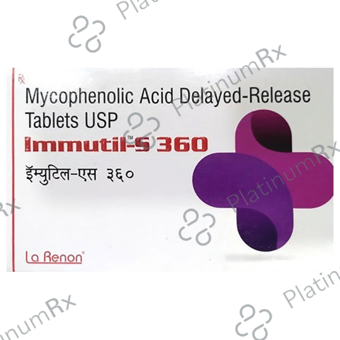 Immutil S 360mg Tablet DR 10s