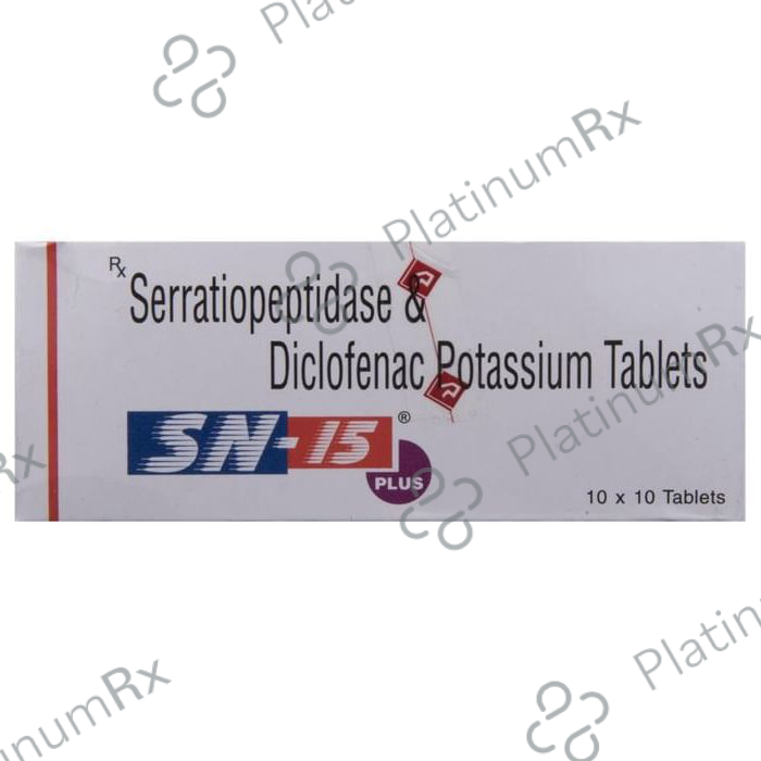 SN 15 Plus 50/10mg Tablet 10s