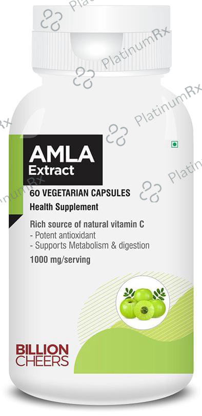 Billion Cheers Amla Extract Vegetarian Capsules
