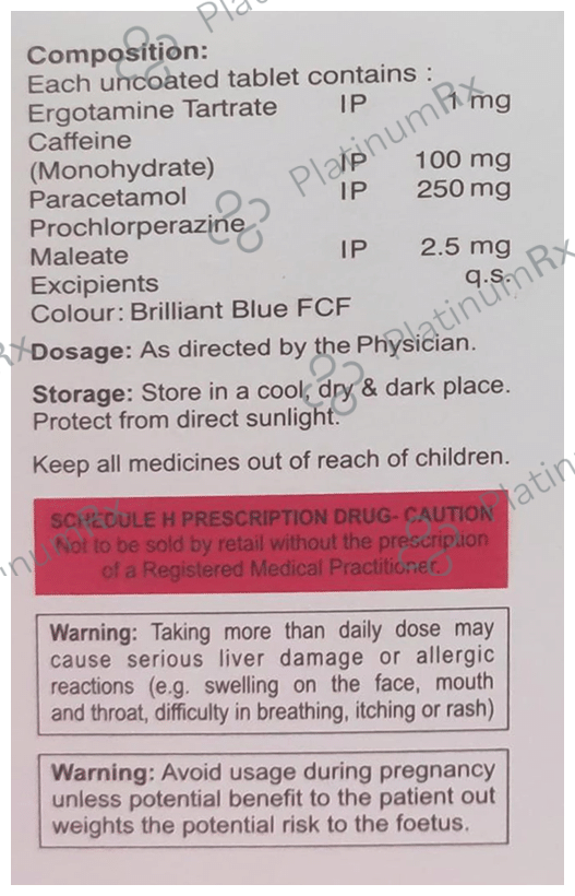 Migrafen Tablet