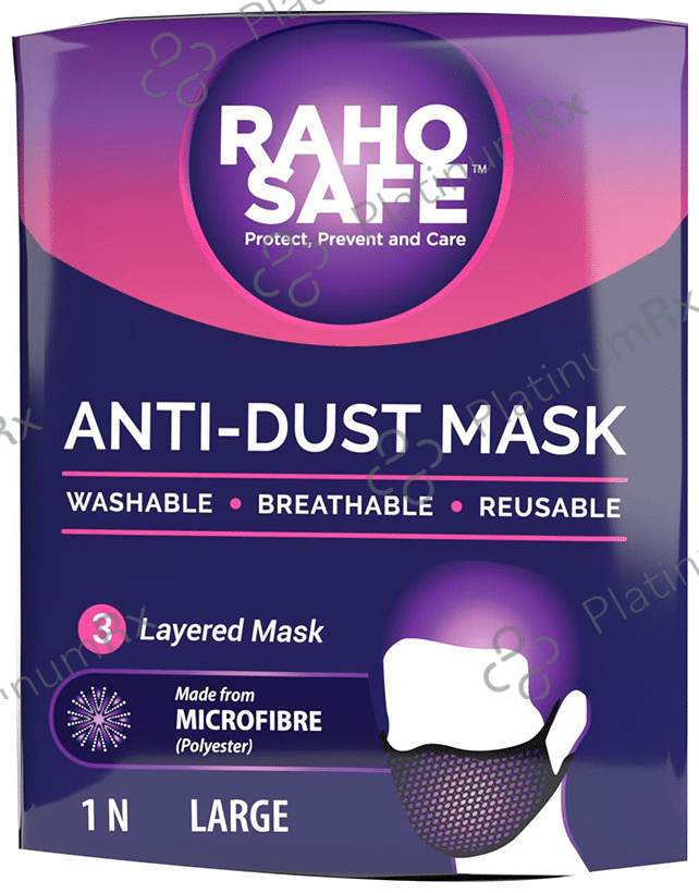 Raho Safe 3 Layered Anti-Dust Mask Large