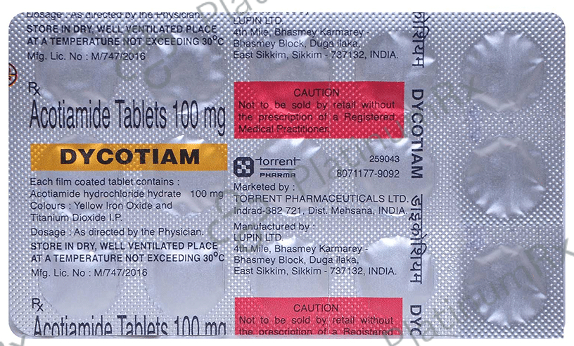 Dycotiam Tablet 15 Tablet