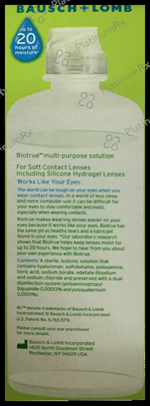 Bio True Multi Purpose Lens Solution 120ml
