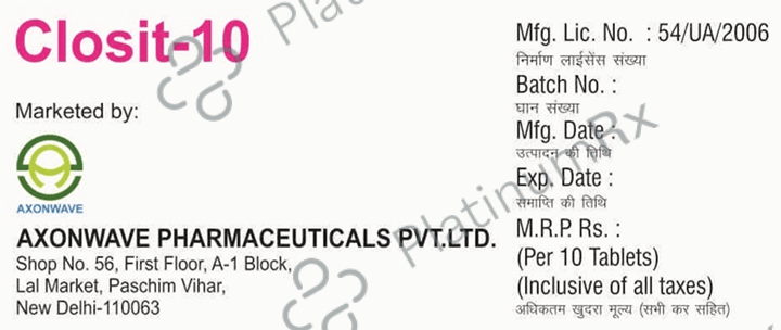 Closit 10 Tablet