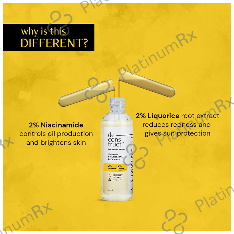 Deconstruct Niacinamide Brightening Face Wash