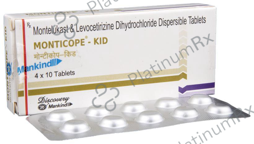 Monticope Kid 2.5/4mg Tablet 10s