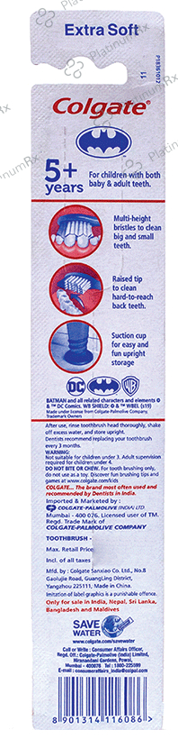 Colgate Kids Extra Soft Batman Toothbrush