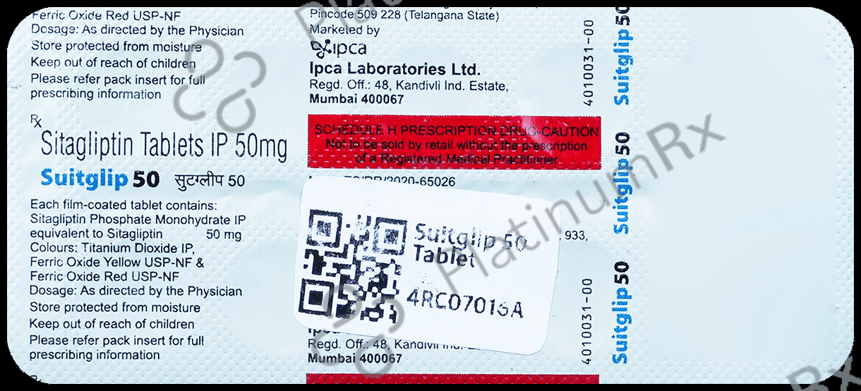 Suitglip 50mg Tablet 10s