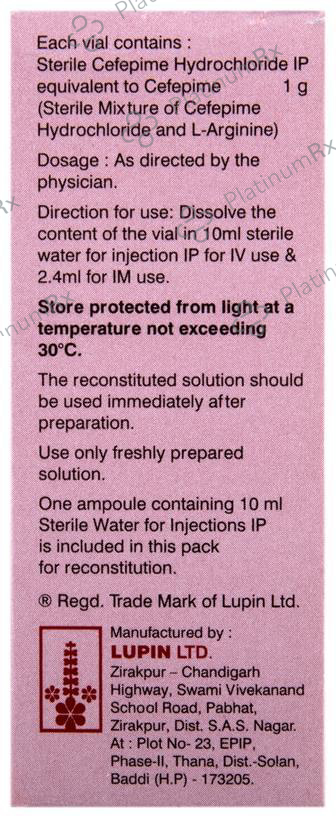 Novapime 1gm Injection 10ml