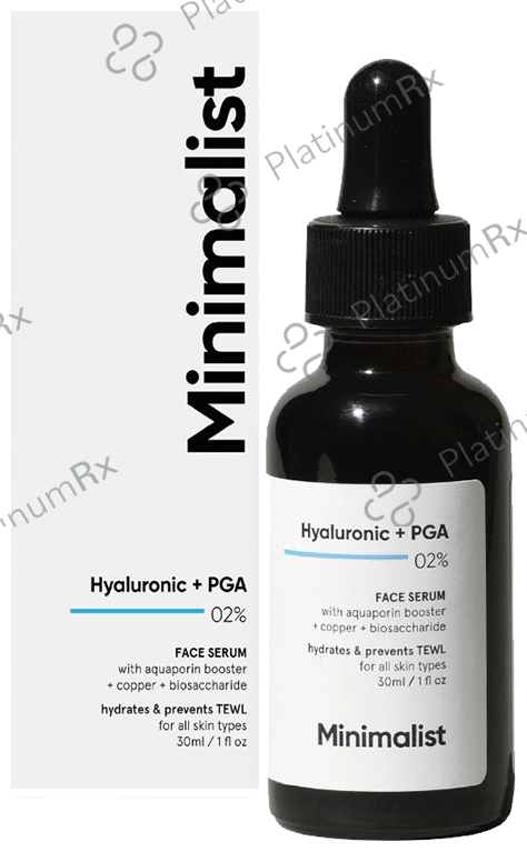 Minimalist 02% Hyaluronic Acid + PGA Face Serum - Intense Hydration and Improves Skin Glow
