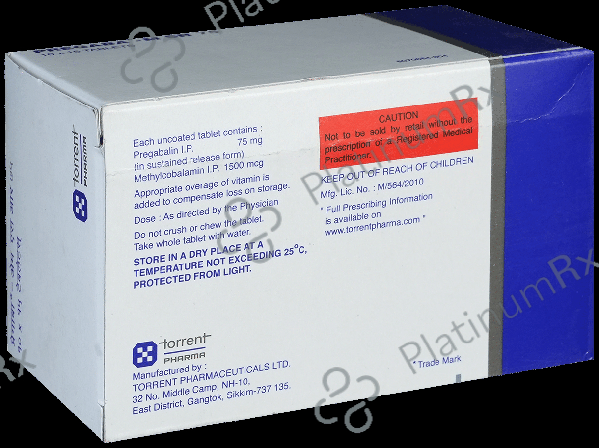 Pregaba-M SR 75 Tablet