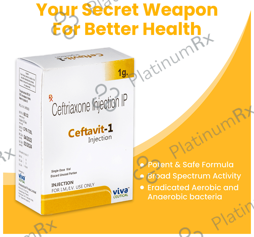 Ceftavit 1 Injection