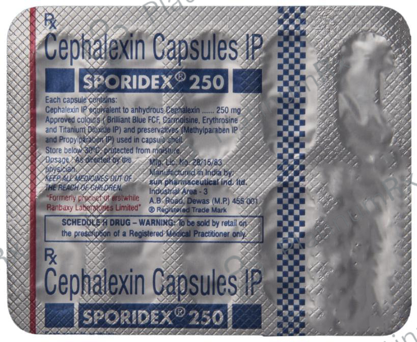 Sporidex 250mg Capsule 10s