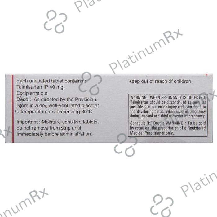Telmikaa 40mg Tablet 10s