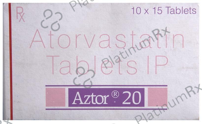 Aztor 20mg Tablet 15s