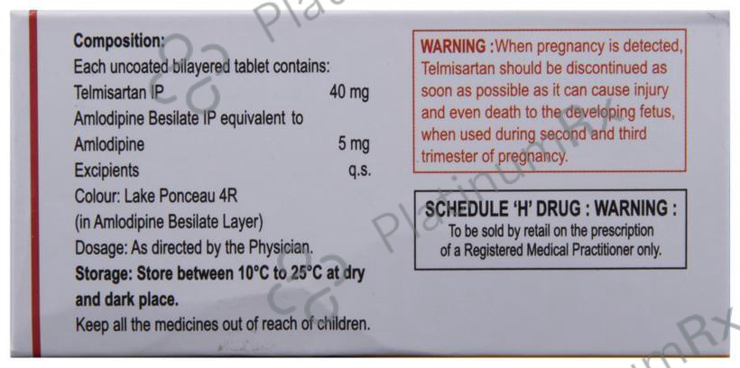 Eritel AM 5/40mg Tablet 15s