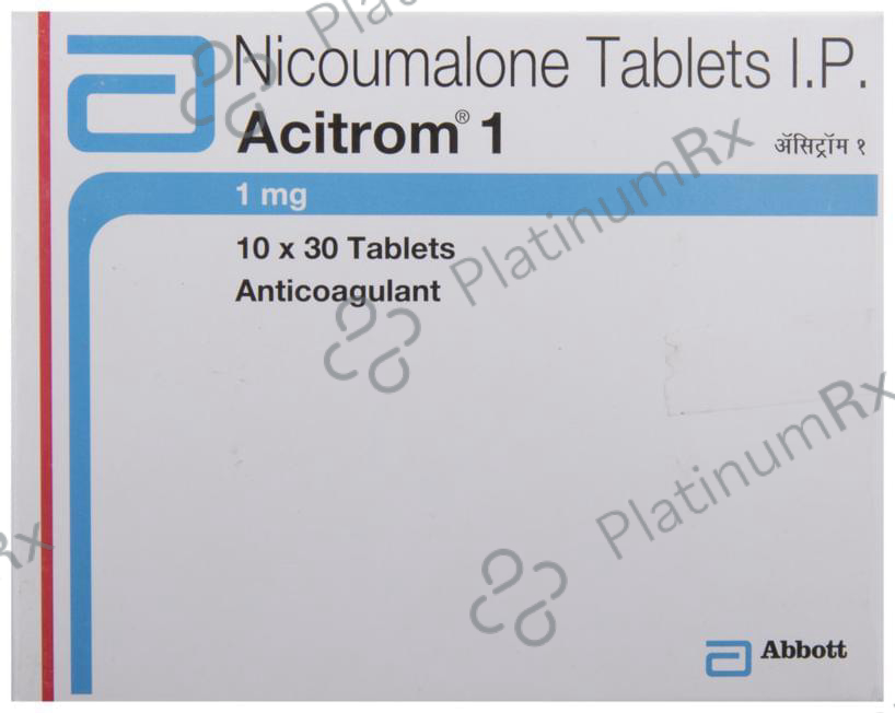 Acitrom 1mg Tablet 30s