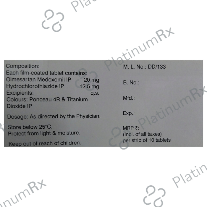 Olmesafe H 20/12.5 Tablet