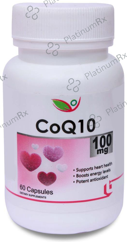 Biotrex CoQ10 100mg for Heart, Energy & Antioxidant Support - Capsule
