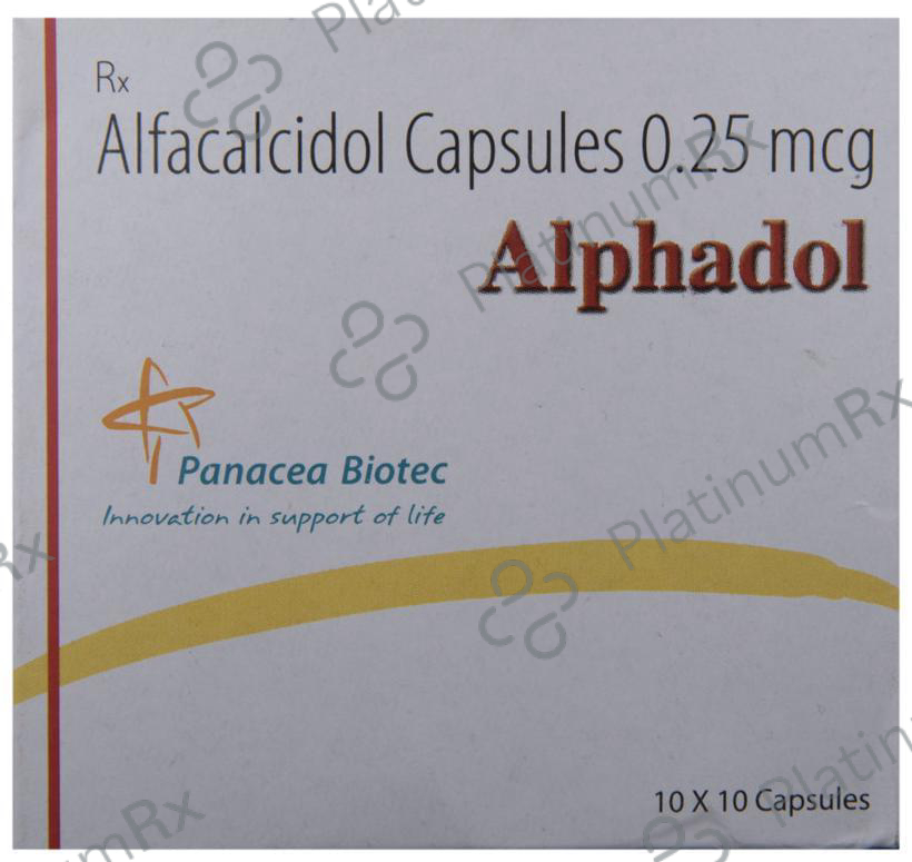 Alphadol 0.25mcg Capsule 10s