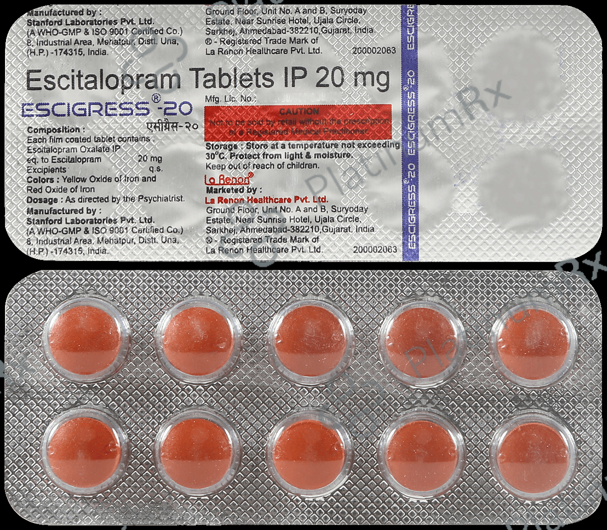Escigress 20mg Tablet 10s
