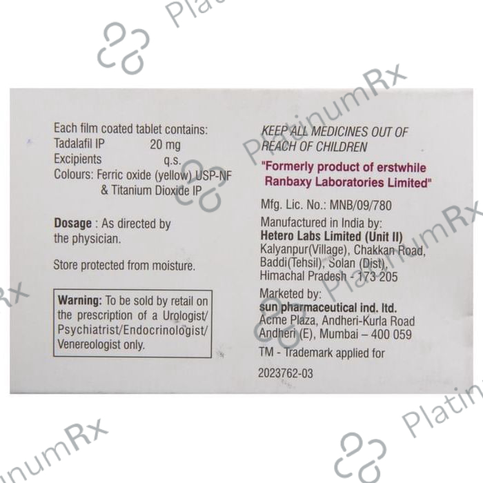 Forzest 20mg Tablet 7s