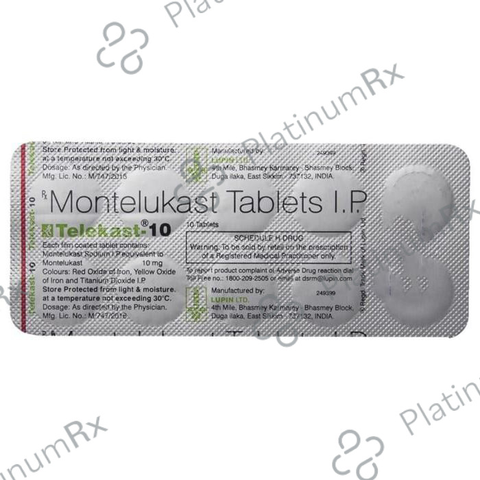 Telekast 10mg Tablet 10s