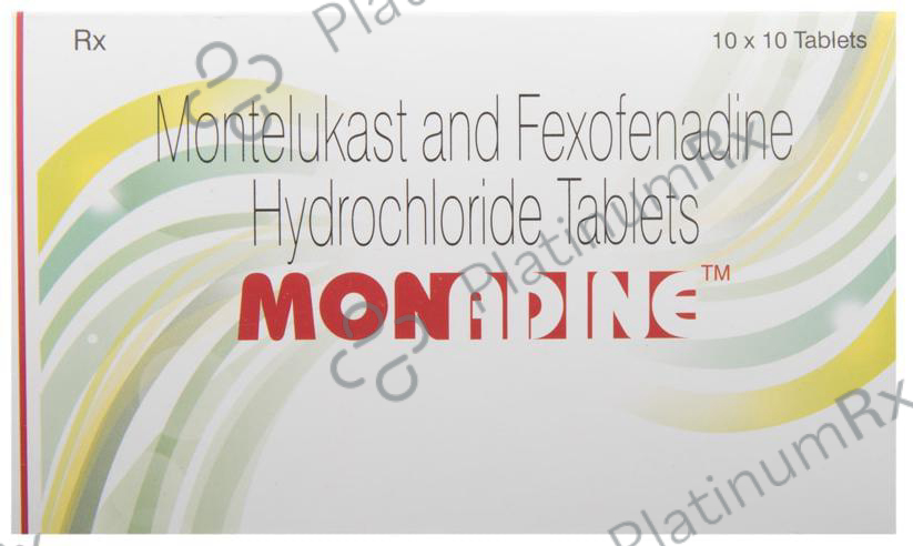 Monadine 120/10mg Tablet 10s