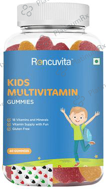 Roncuvita Kids Multivitamin Gummies Strawberry