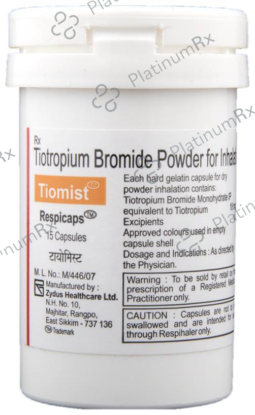 Tiomist 18mcg Respicap 15s
