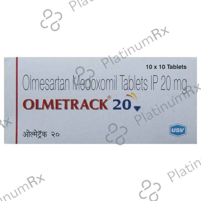 Olmetrack 20mg Tablet 10s
