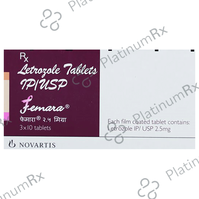 Femara 2.5mg Tablet 10 Tablet