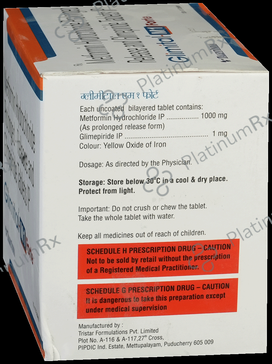 Glimital-M1 Forte Tablet PR