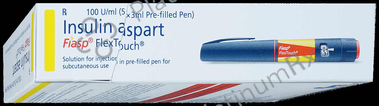 Fiasp (100 IU/ml) (1*3ml Flextouch Pen) Solution For Injection 3ml