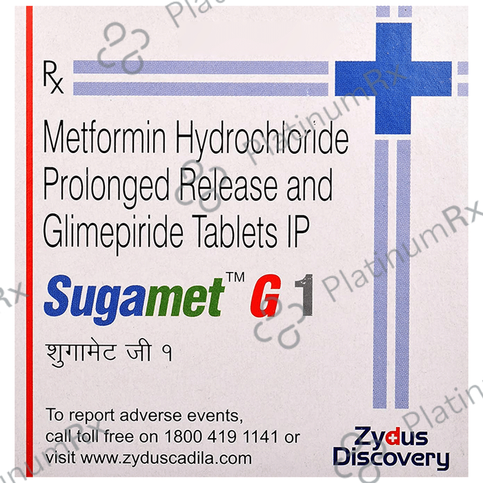 Sugamet G 1/500mg Tablet PR 10s
