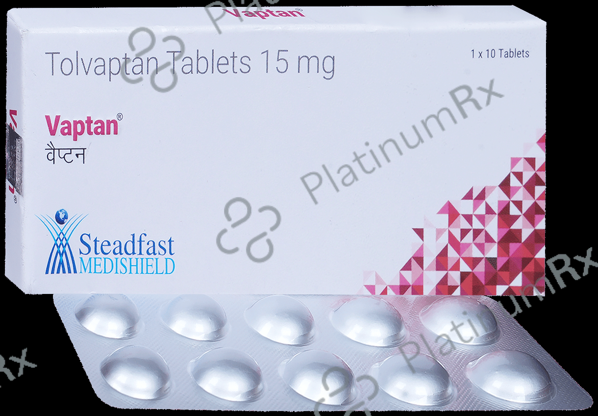 Vaptan 15mg Tablet 10s