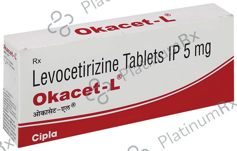 Okacet L 5mg Tablet 10s