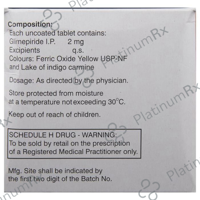 Glimulin 2mg Tablet 15s