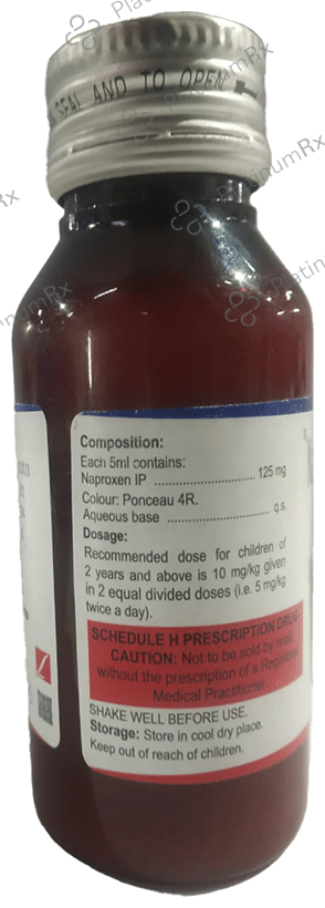 Naprosyn Oral Suspension Tutti Frutti